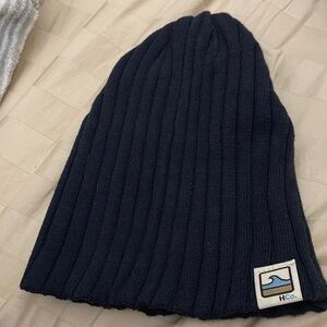 Hollister Navy Blue Knit Beanie